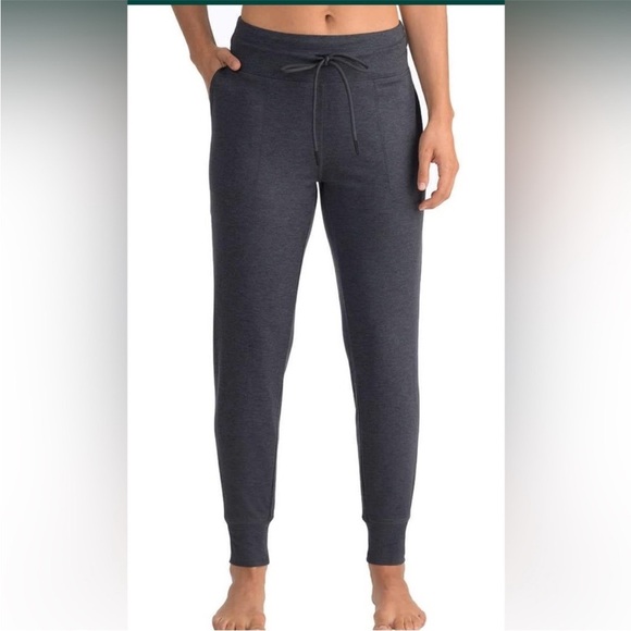 LOLË Women's Black Relaxed Fit Super Soft Joggers, Color Dark Gray Size Small - Picture 1 of 13